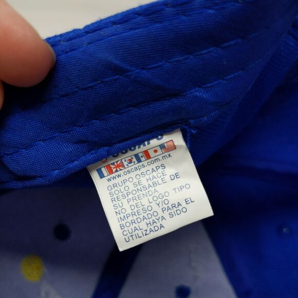 International Rotary Club OS Caps USA Mexico Flag Blue Hat Cap Adjustable - Picture 10 of 10